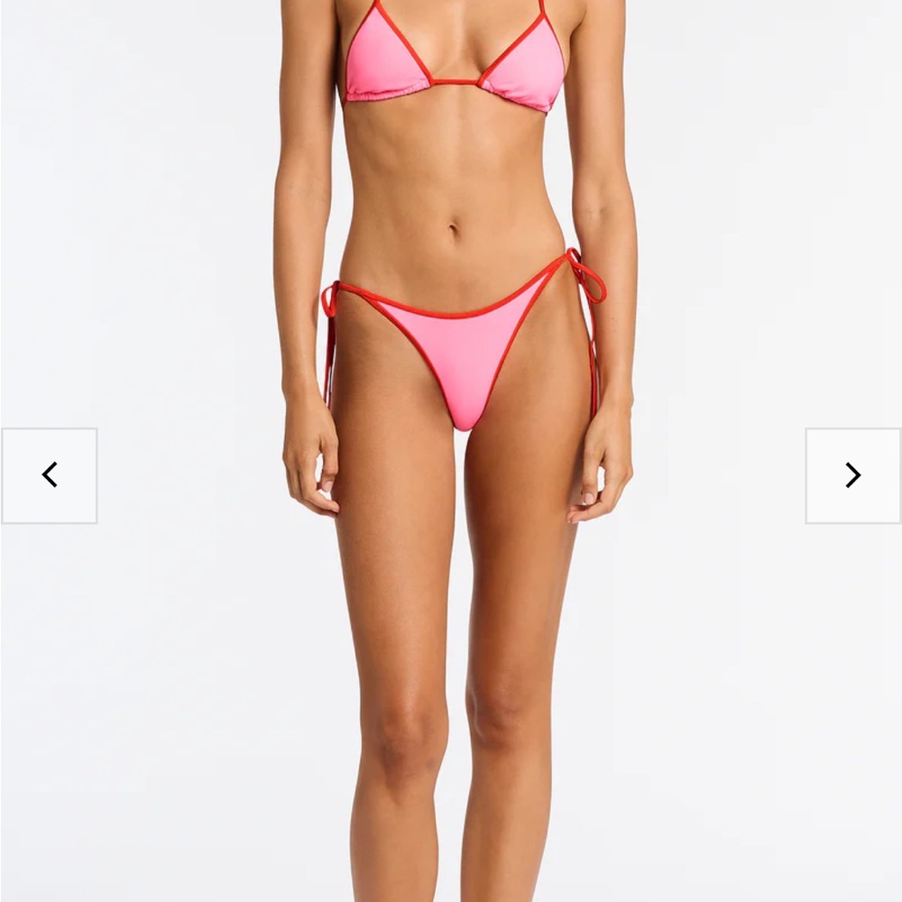Triangl Swimwear : VINCA - DORE PINK TRIANGLE BIKINI SET
